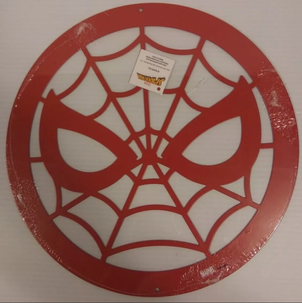 NEW, Spider-Man Web Metal Decor